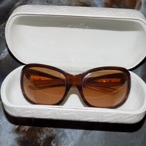 Oakley Wrap Sport Brown/Lavender/Tortoise Sunglasses EUC